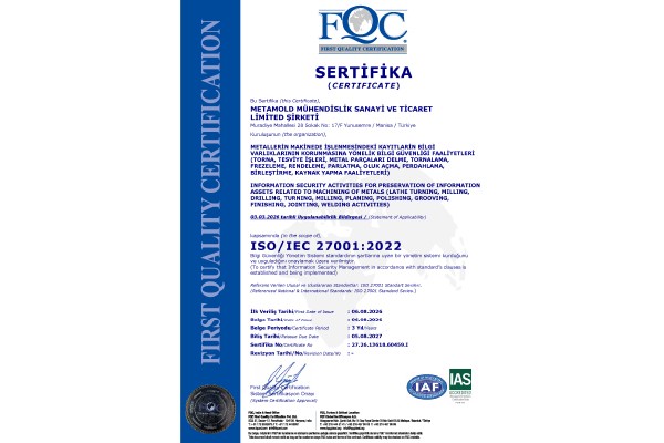 ISO/IEC 27001:2022