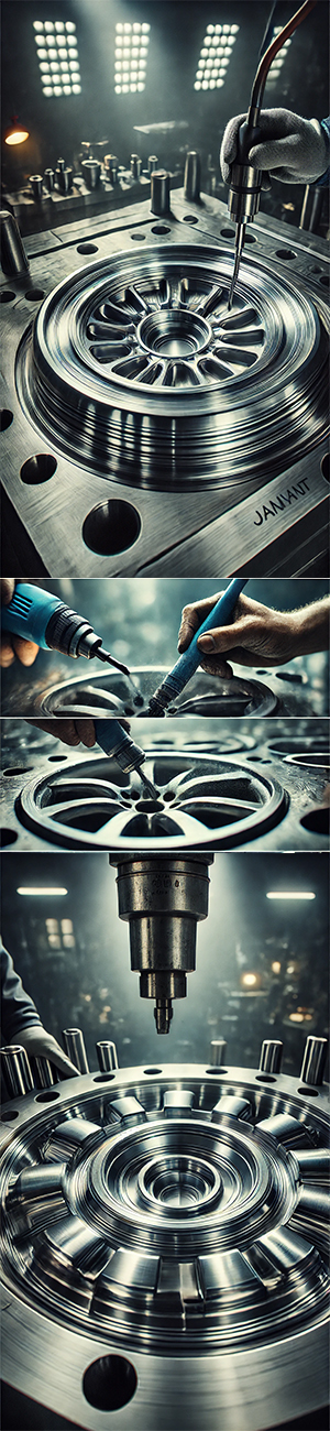 wheel mold maintenance and repair